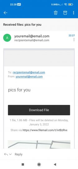 Step 1 Recipient Notified Step 1 Recipient Notified